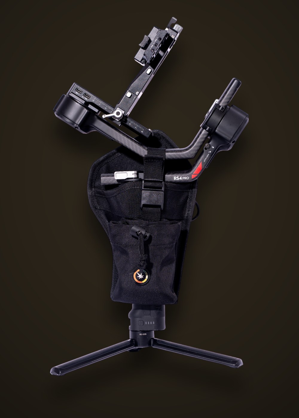 A.S.H Gimbal Holster with an RS4 Pro gimbal